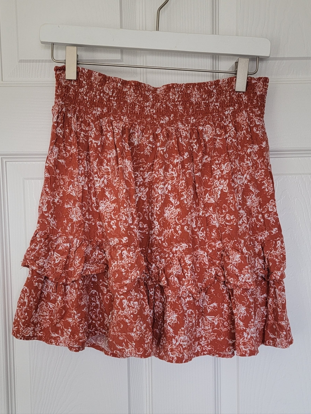 Cynthia Rowley Tiered Ruffle Mini Skirt Size Medium